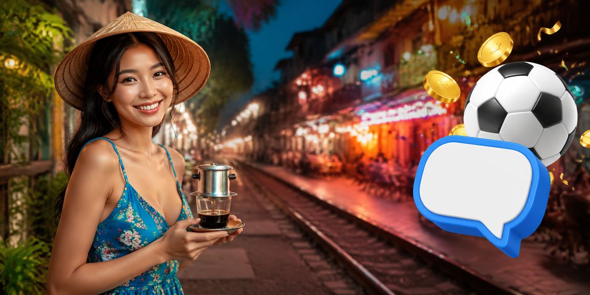 Người dùng Hà Nội xem tỷ lệ kèo bóng đá và đặt cược qua điện thoại trong quán cà phê